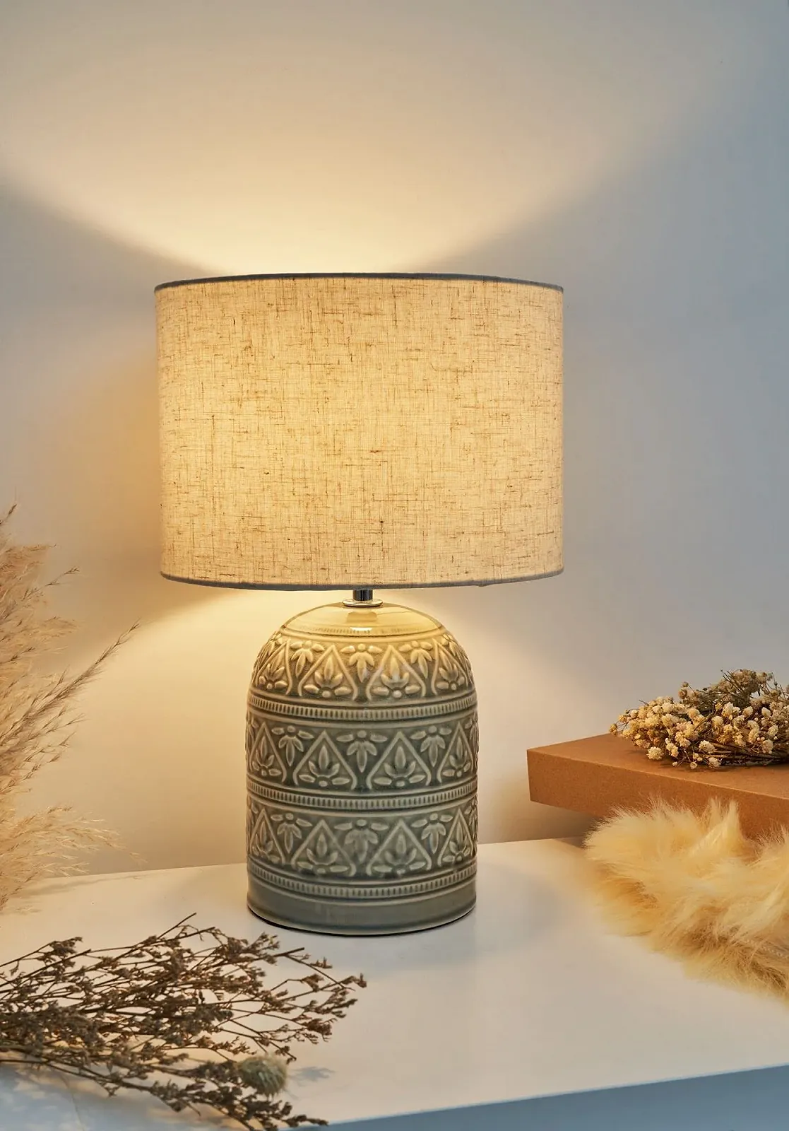 Настільна лампа Pauleen 48223 Tender Pearl Кераміка E14 Бежева, фото №3