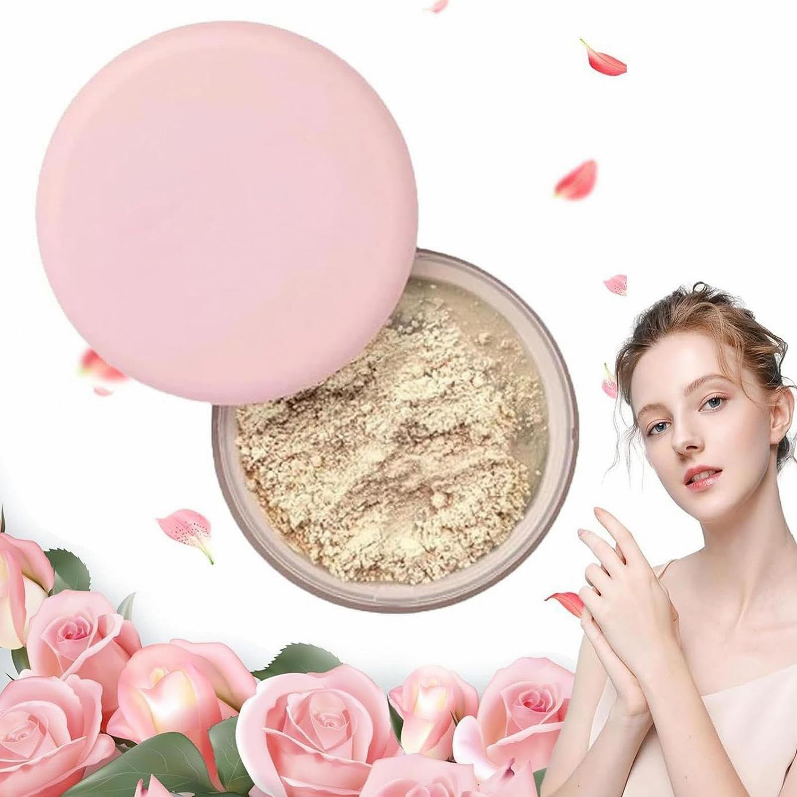 Пудра Allaura Beauty Setting Pink Loose Matte Perfection Waterproof Face Powder Oil-Absorbing 15 г, фото №7