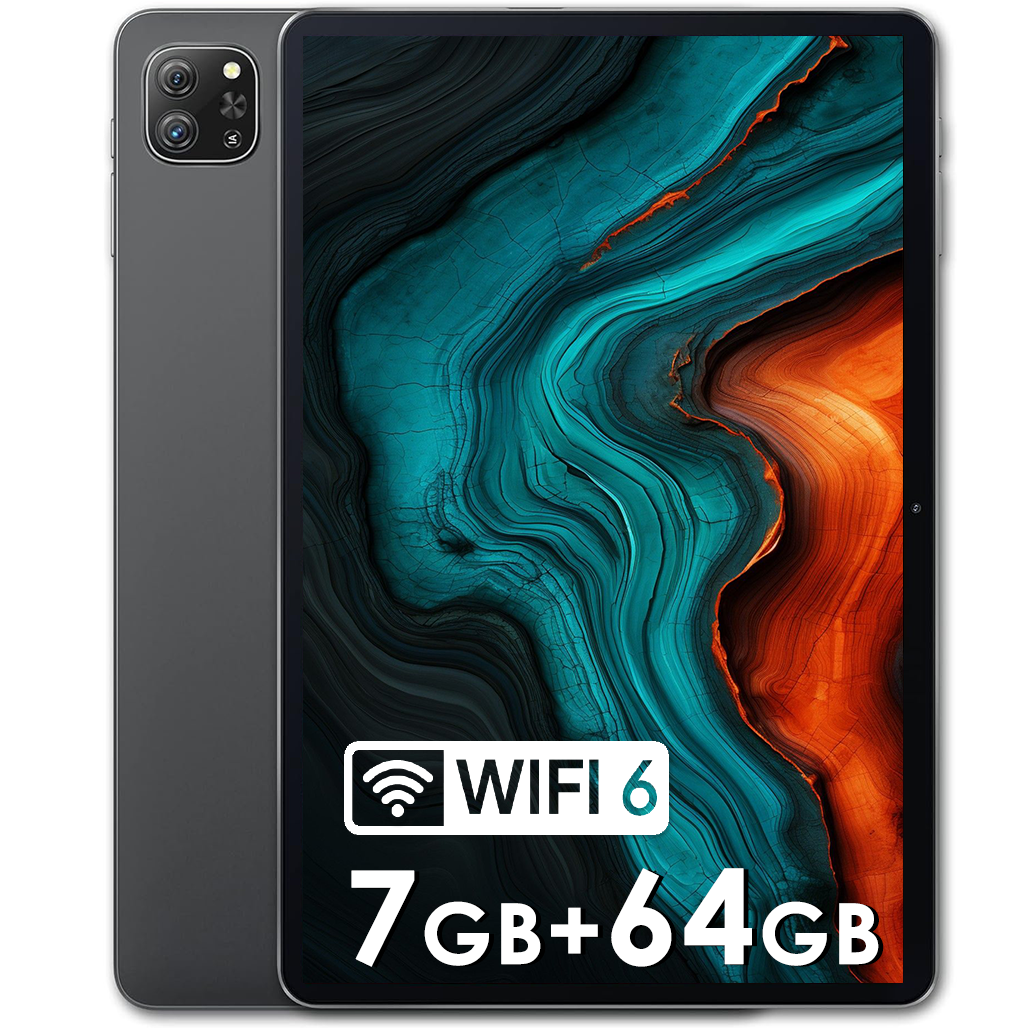 Планшет 10.1" Blackview Oscal Pad 70 4+3/64Gb 4 ядра Android 12 6580 mAh Meteorite Grey, фото №1
