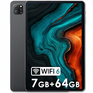 Планшет 10" Oscal Pad 70 4+3/64Gb 4 ядра Android 12 6580 mAh Grey - Фото 1