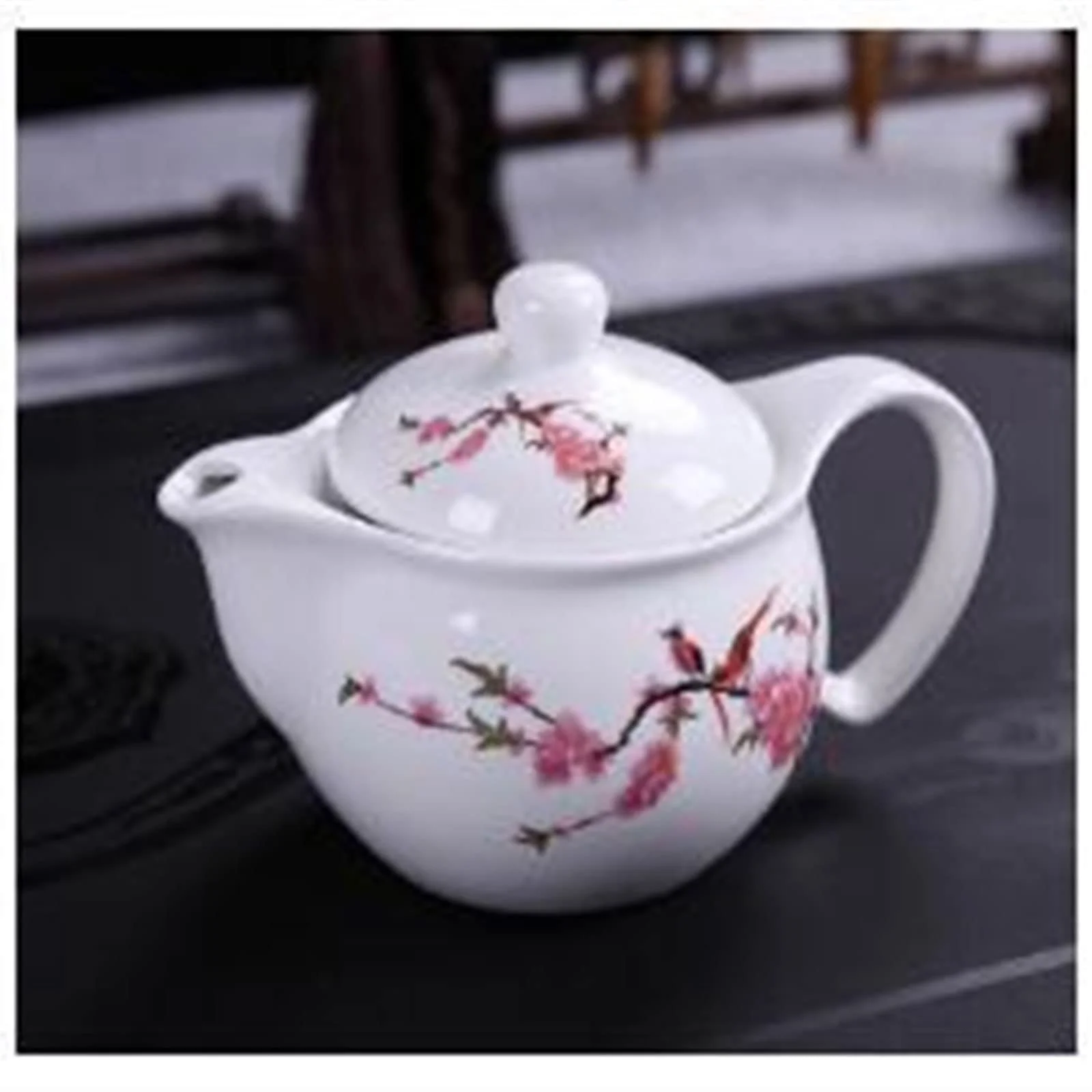 Чайник-заварник керамічний ZRQSMCX з ситечком, малий об'єм, у формі квіткового горщика, для дому, простий, фото №2