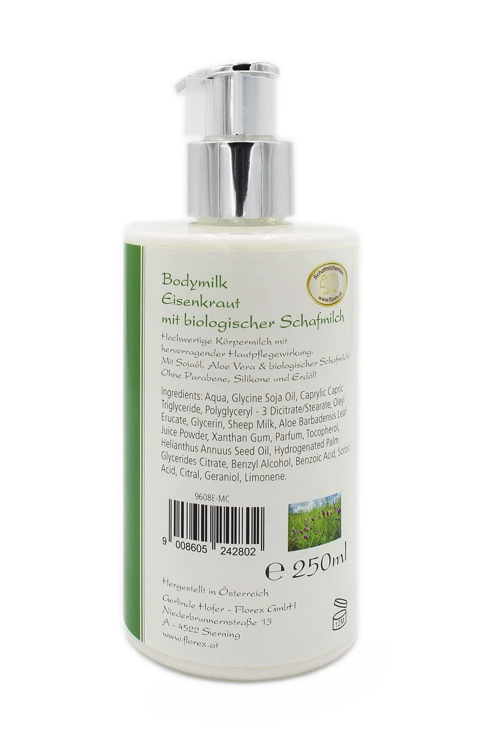 Молочко для тіла Florex Verbena з овечим молоком 250 мл, фото №2 Молочко для тіла Florex Verbena з овечим молоком 250 мл, фото №2