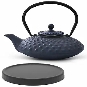 Чайник-заварник Bredemeijer Чавунний 800 мл Синій - Фото 1