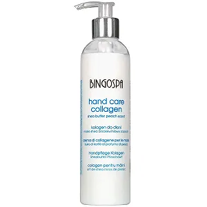 Крем для рук BINGOSPA С коллагеном Персик и масло ши для сухой кожи рук, покраснения, потрескивания и раздражения, 280 г - Фото 1