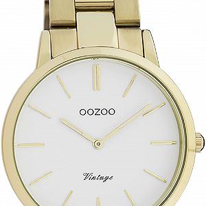 Часы Oozoo Винтаж Женские C20046 Белый / Золотой synthetic.ua - Фото 1