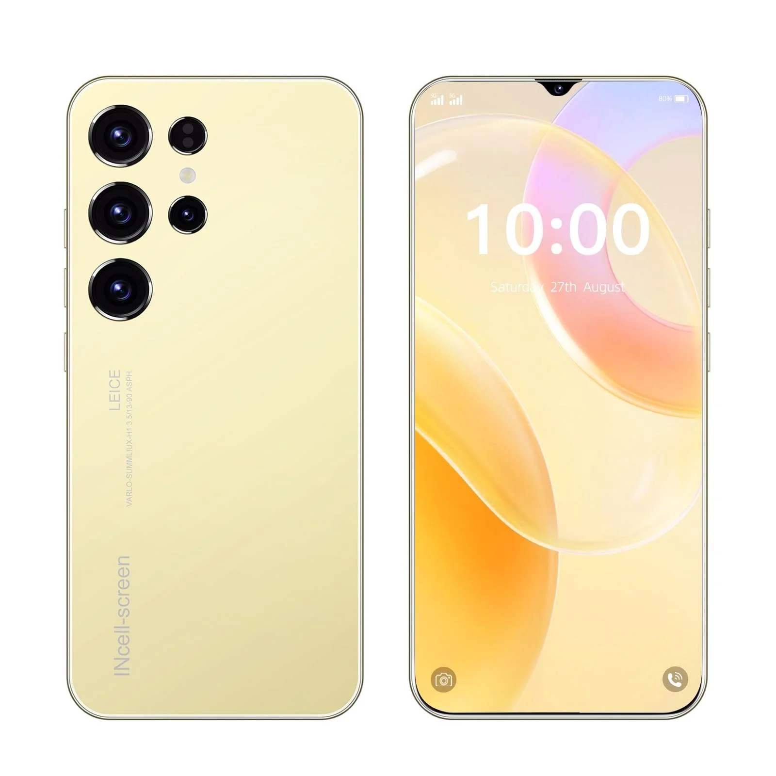 Смартфон 6.3 дюйма 4G 2GB RAM 16GB ROM Dual SIM Gold, фото №1