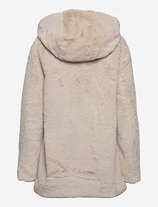 Куртка ONLY ONLMALOU FAUX FUR COAT CC OTW 15205622-Moonbeam Бежевый XS synthetic.ua - Фото 1