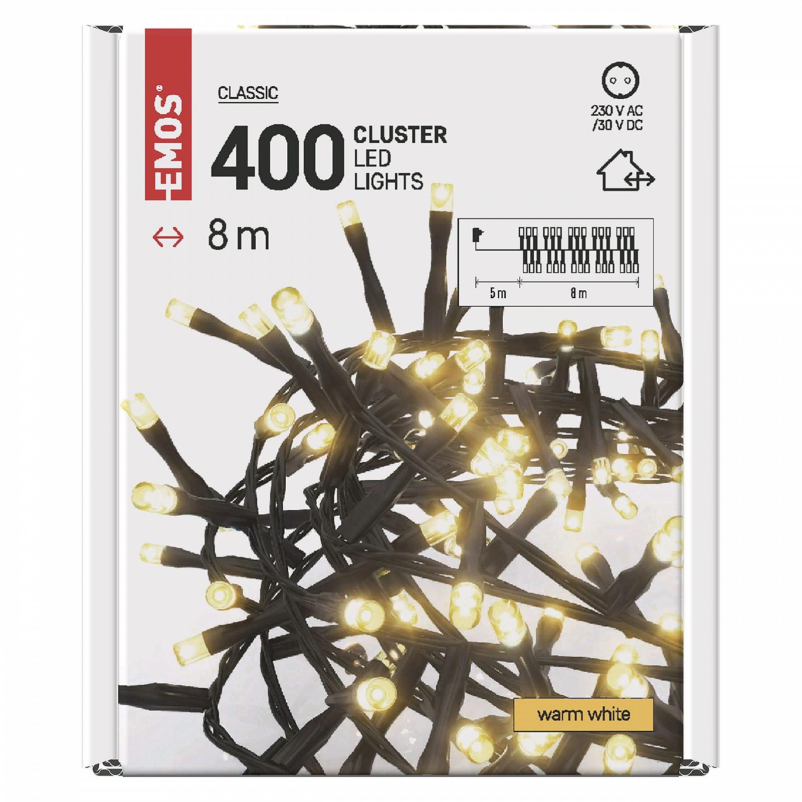 LED Гірлянда EMOS 8 м 400 LED Теплий Білий, фото №7
