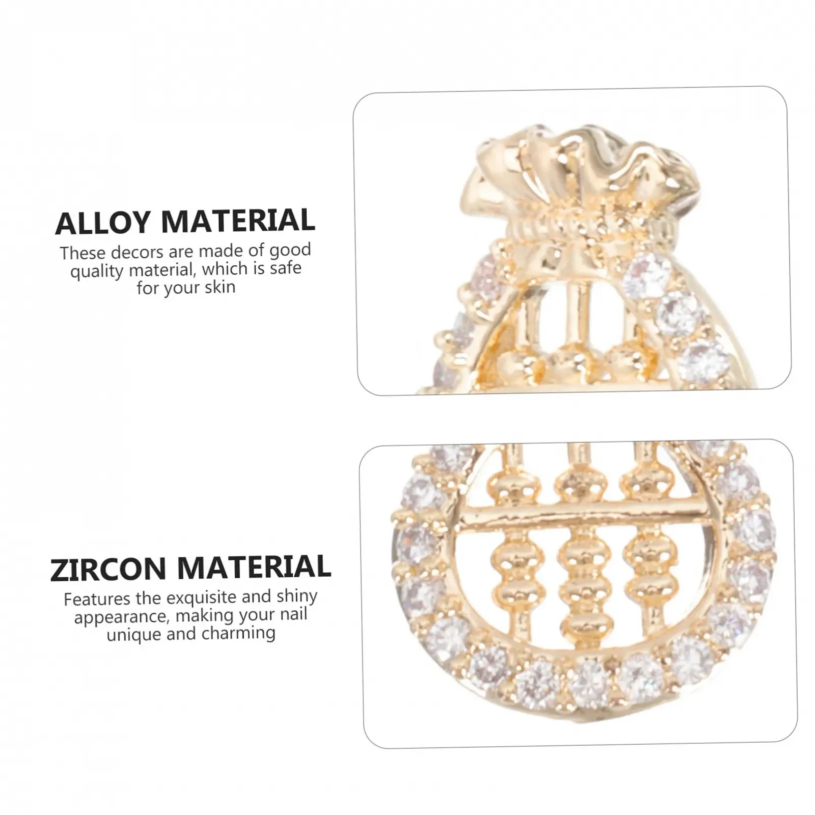 Аксессуары для ногтей FRCOLOR Набор 4 шт. Декоративные DIY Аксессуары для ногтей Гель-лак Стразы для ногтей Кошелек из сплава, фото №8 Аксессуары для ногтей FRCOLOR Набор 4 шт. Декоративные DIY Аксессуары для ногтей Гель-лак Стразы для ногтей Кошелек из сплава, фото №8