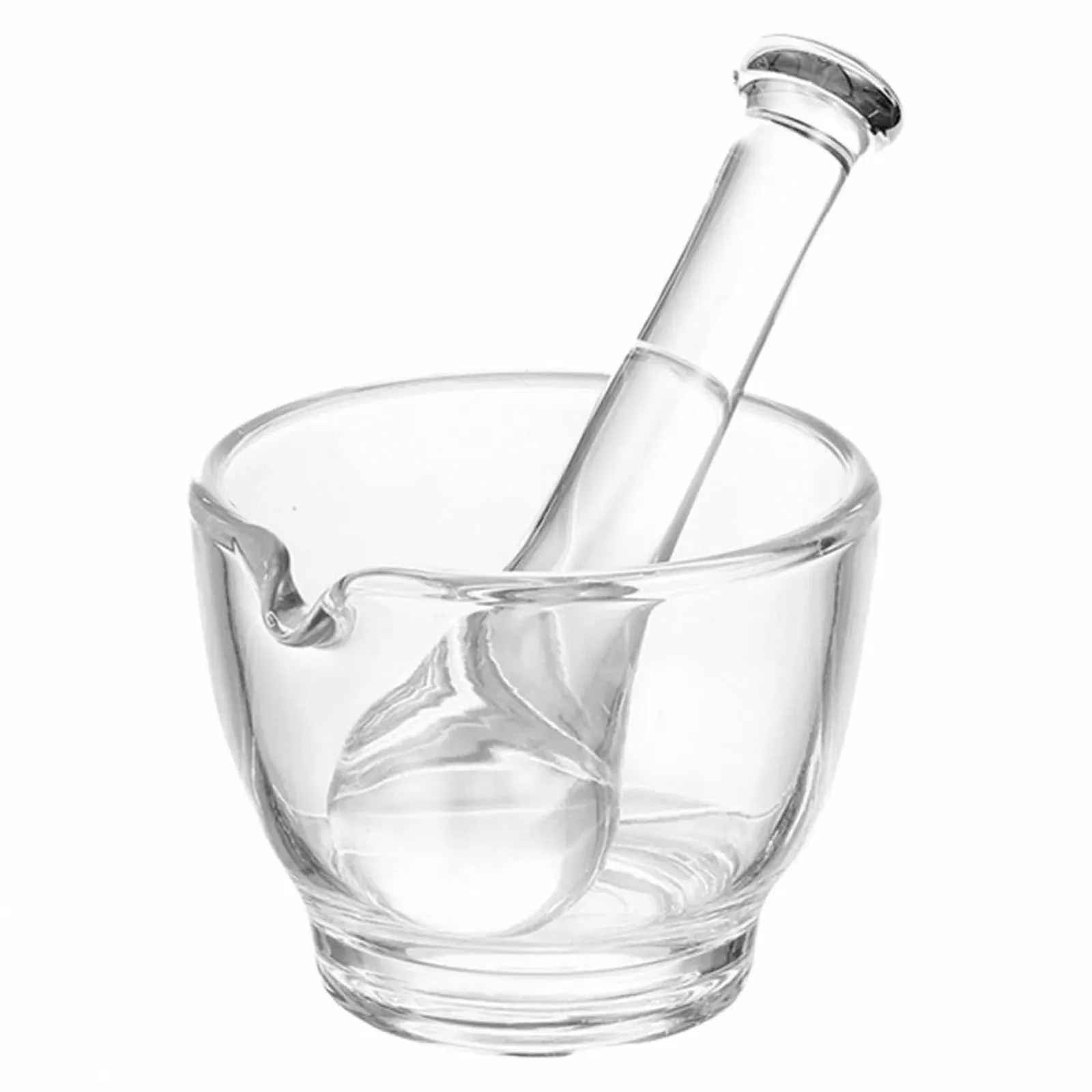 Скляна ступка з товкачем, фото №1