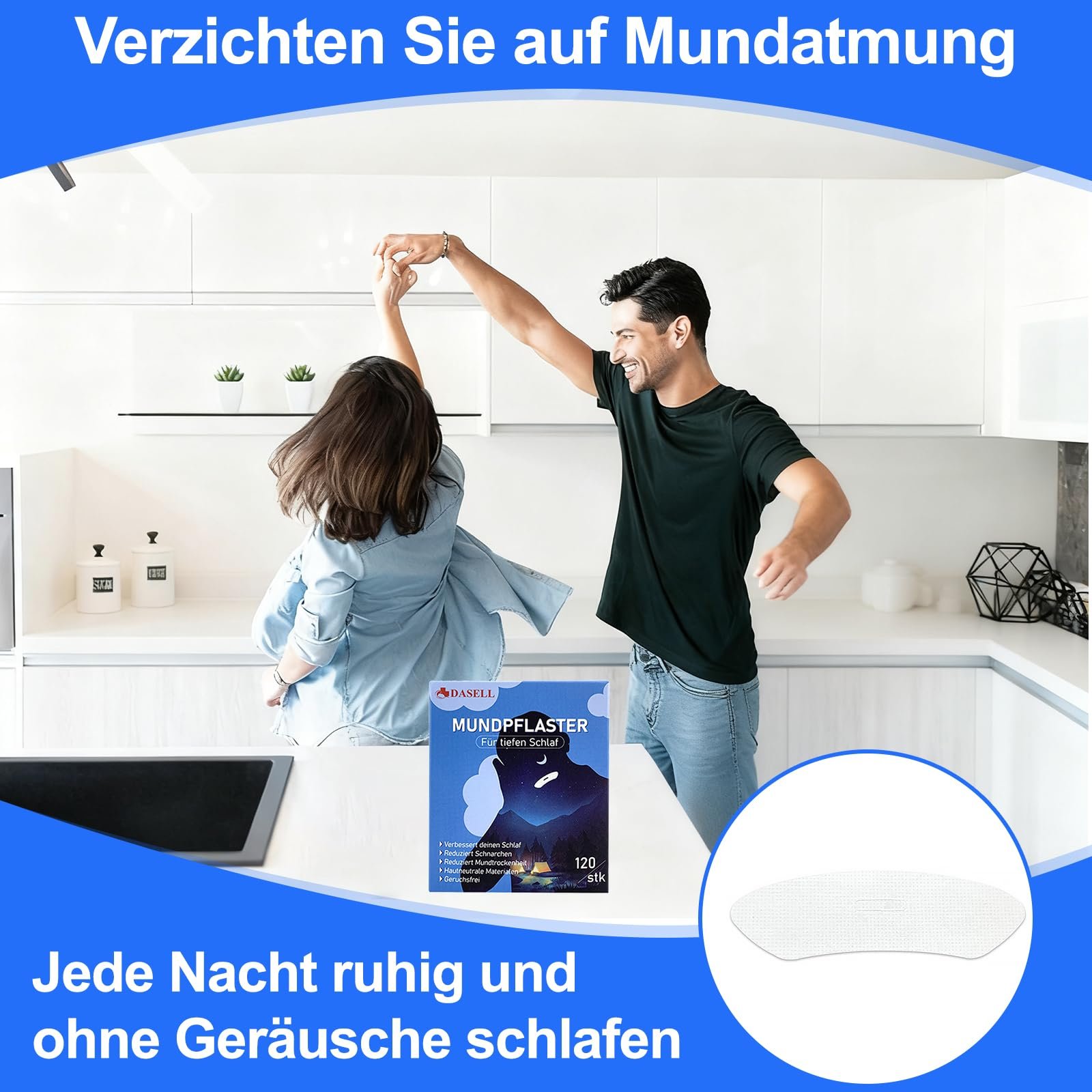 Пластирі для сну на рот, пачка 120 шт., фото №5