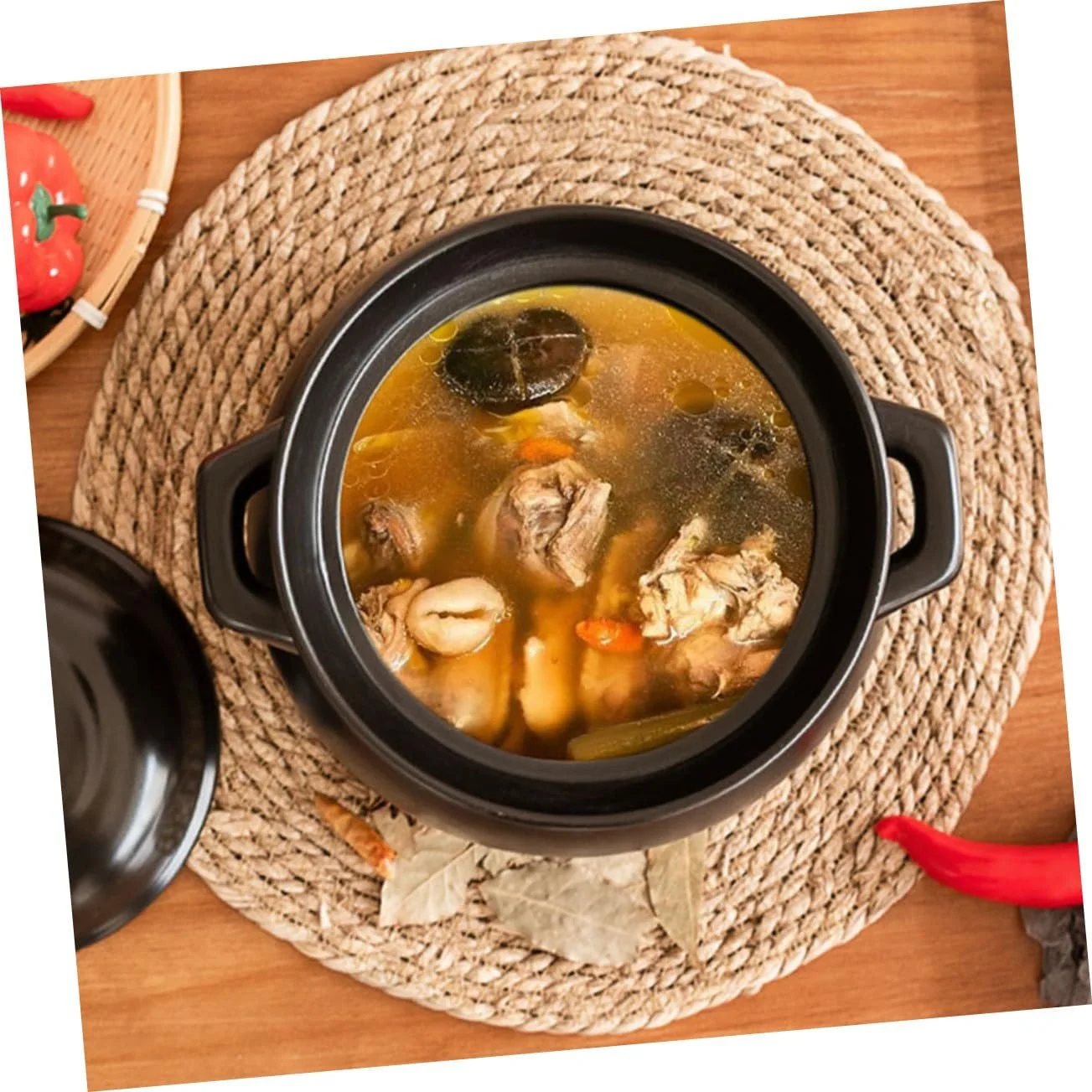 Каструля керамічна Sosoport Mini Чорна, фото №7