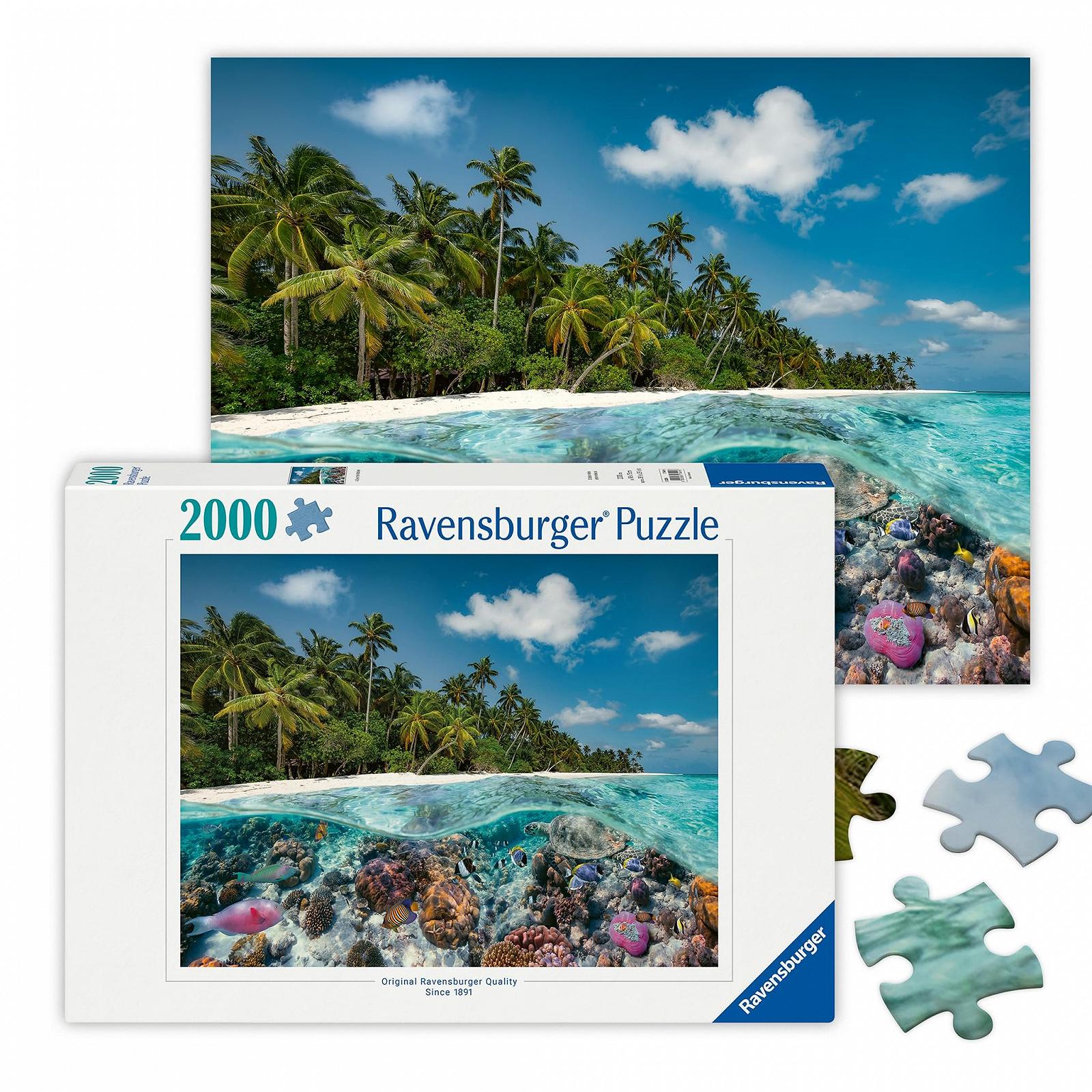 Пазл Ravensburger 17441 A Dive in the Maldives 2000 деталей от 14 лет, фото №1