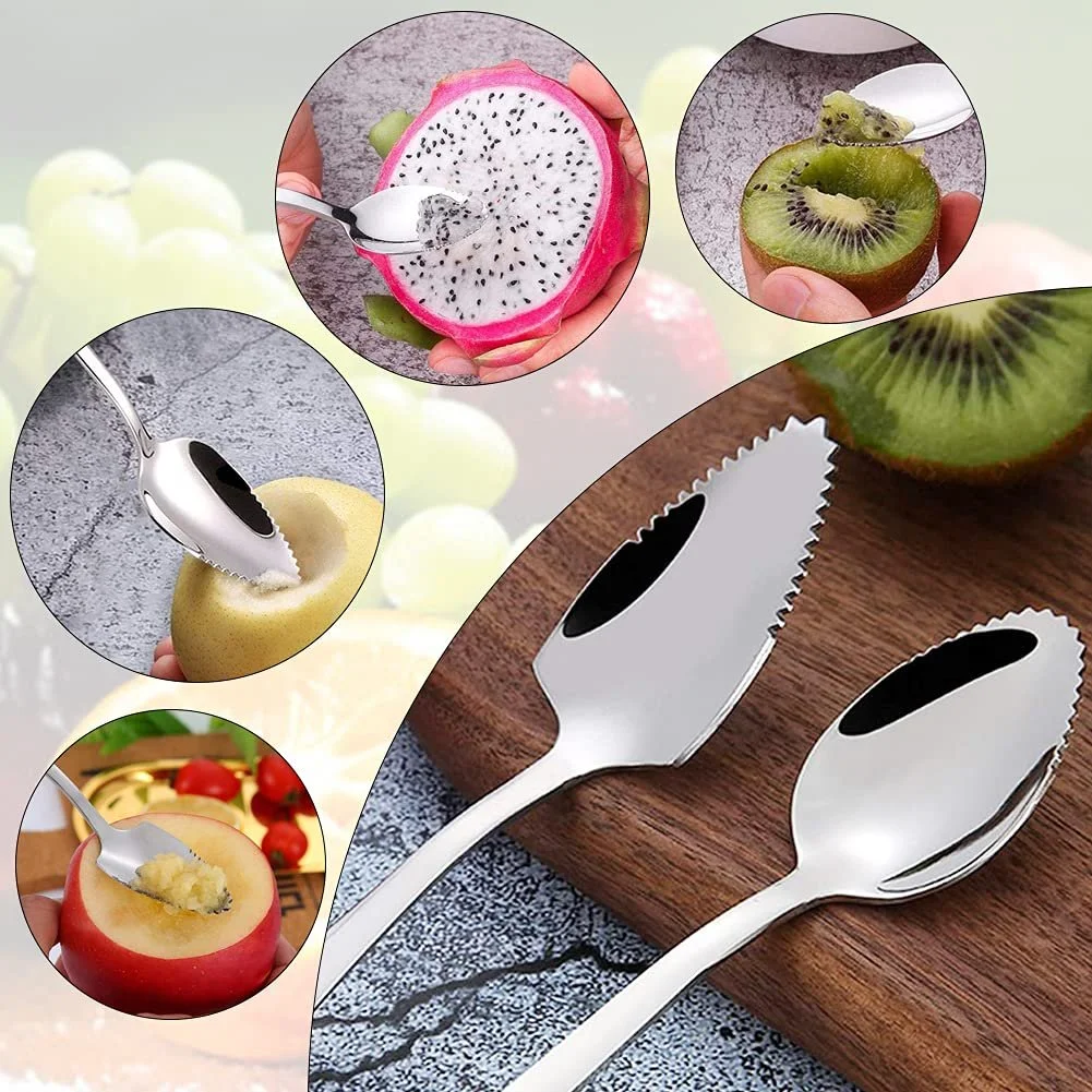Ложка для грейпфрута з нержавіючої сталі, фото №5
