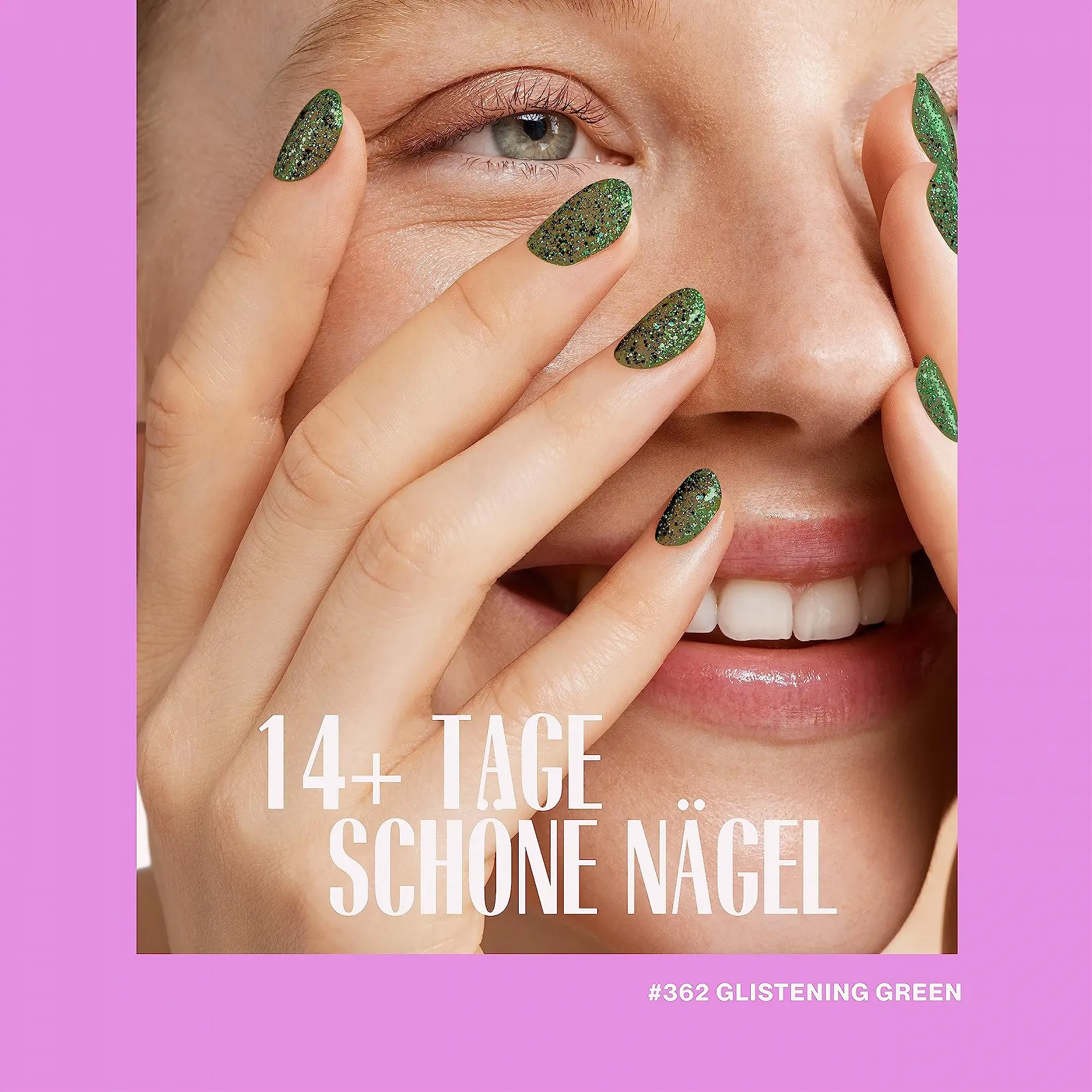 Гель-лак Pink Gellac 362 Glistening Green, 15 мл, зеленый, фото №4 Гель-лак Pink Gellac 362 Glistening Green, 15 мл, зеленый, фото №4