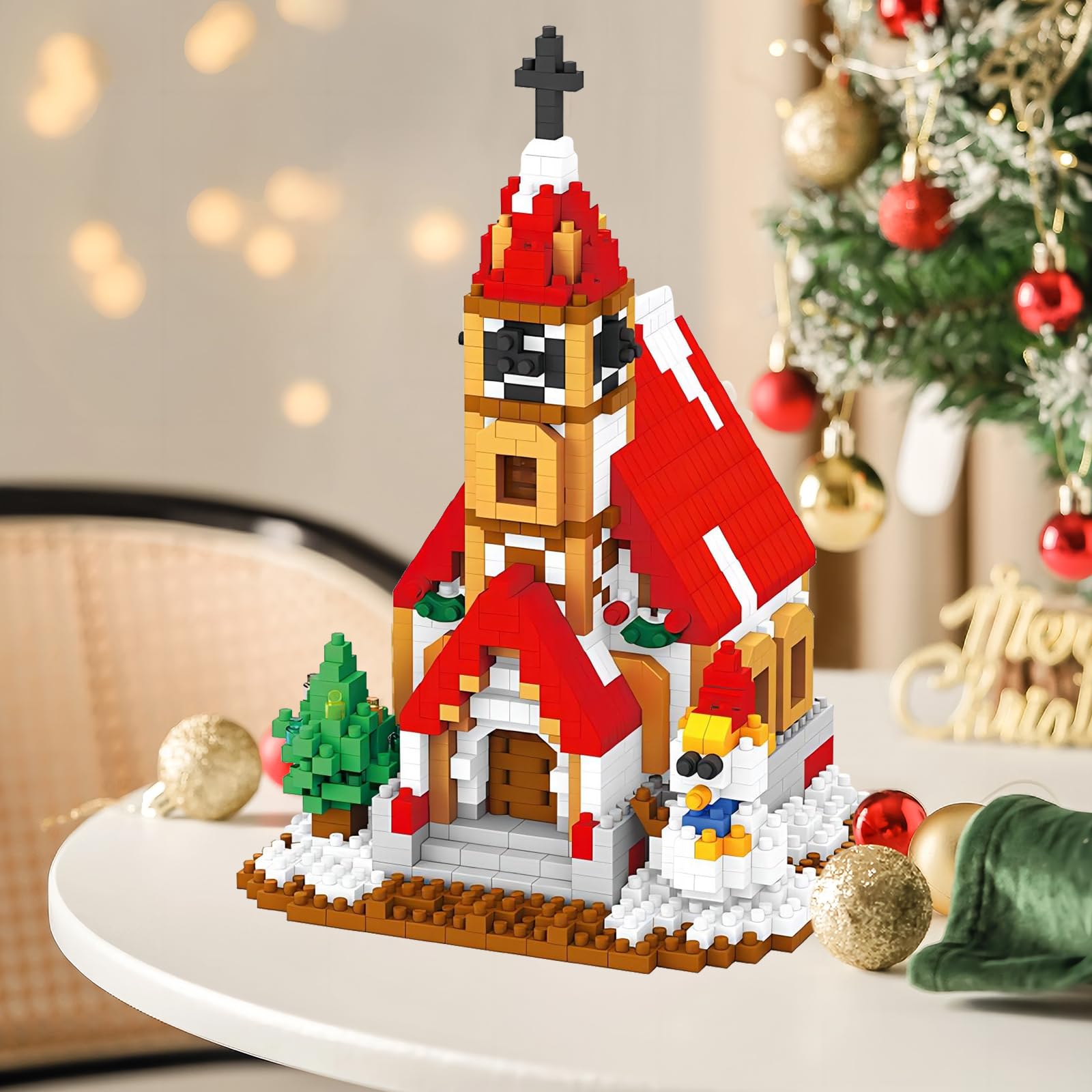 Блоки Christmas House 1800 деталей Рождественский набор для строительных блоков, фото №4