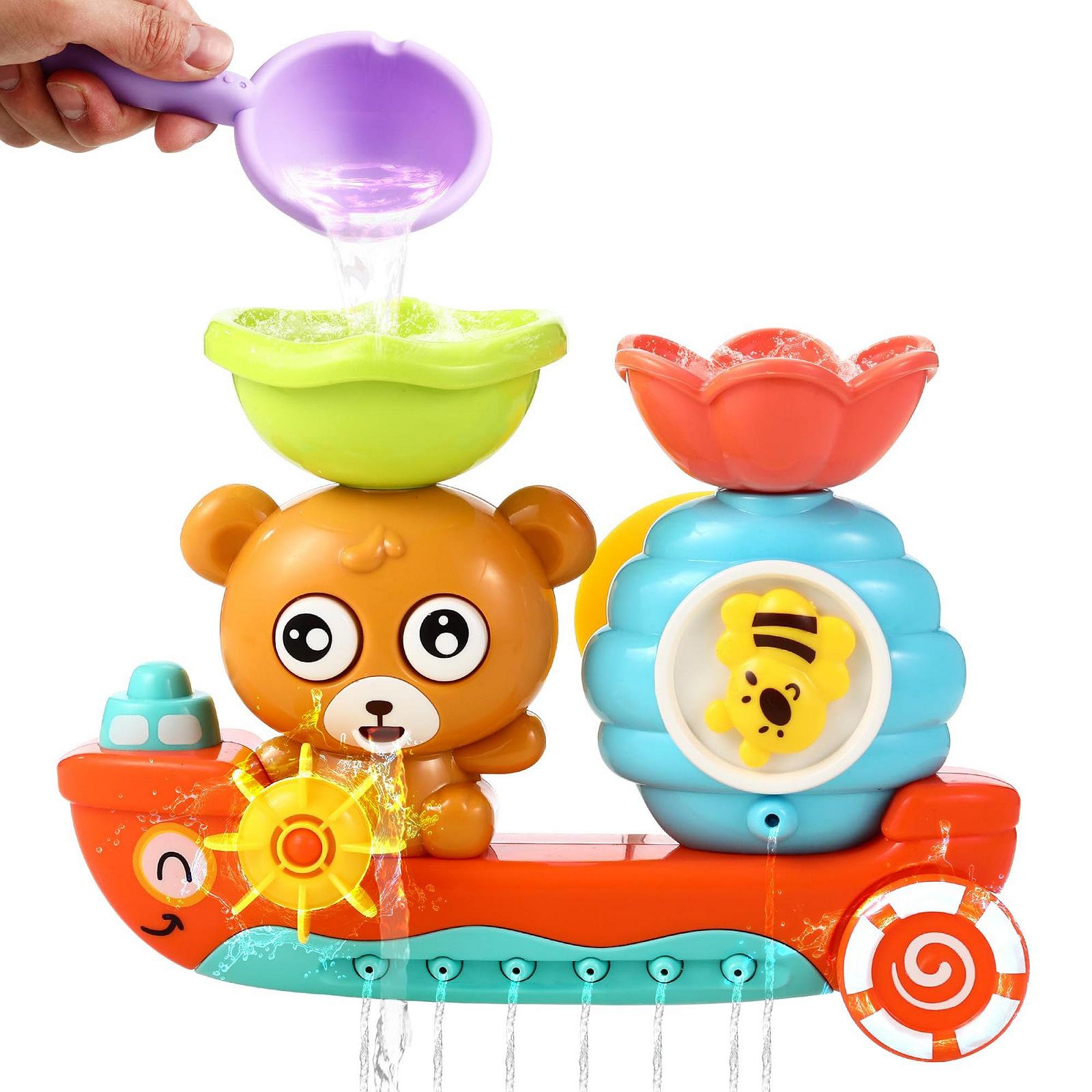 Іграшка для ванни Ведмідь і Бджола для дітей, фото №1