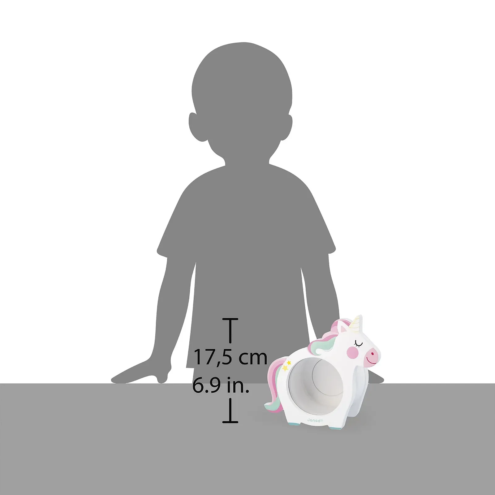 Скарбничка Janod Unicorn J04655 дерев'яна прозора з магнітною кришкою, фото №5