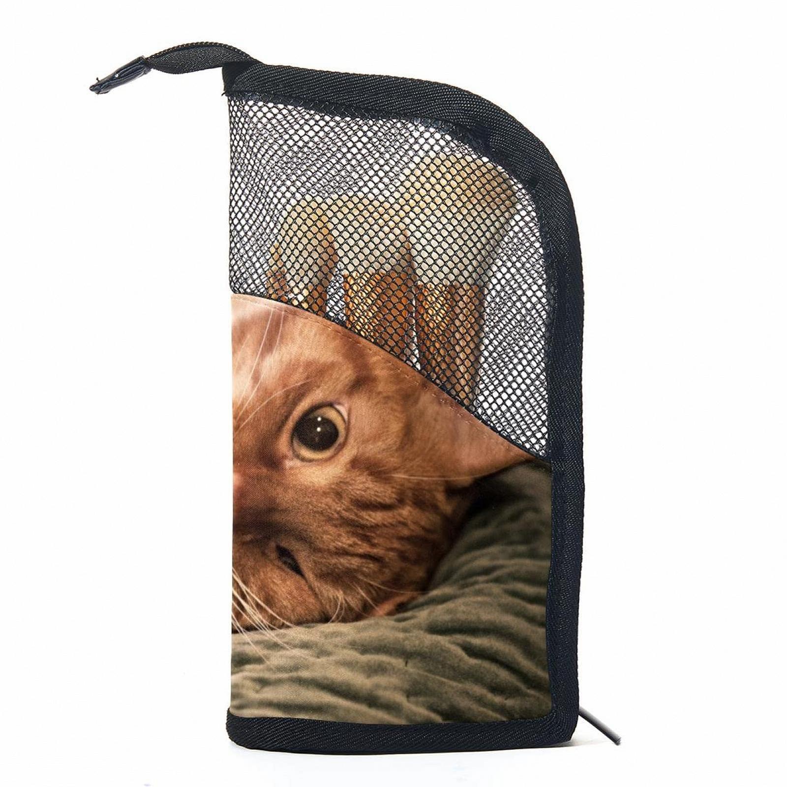 Набір кистей для макіяжу з органайзером Ginger Cat Lazy Sofa, 12 шт., фото №1