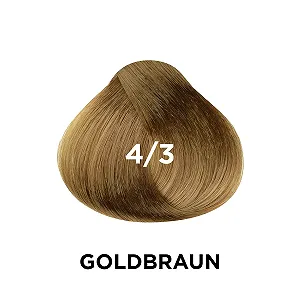 Фарба для волосся Vitalcare Professional Permanent Colouration з протеїнами шовку № 4/3, Золотий Каштановий, Мультипак 3 x 100 мл synthetic.ua - Фото 1