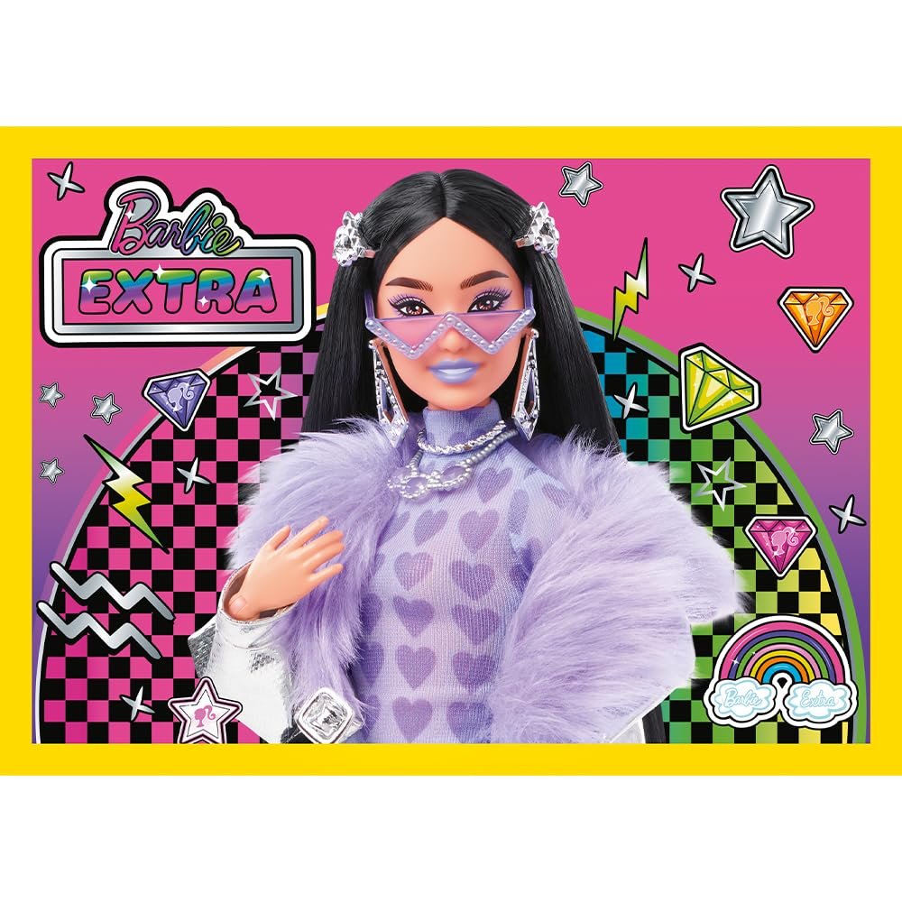 Пазл Trefl Barbie Funny Barbie World 4-в-1 35-70 елементів, фото №9