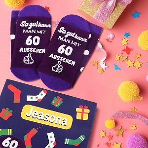 Носки Jeasona Праздничные для женщин Хлопок Сердце и Горошек synthetic.ua - Фото 1