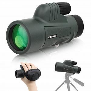 Монокуляр Astromania 8x42 BAK4 Высокой Мощности Призма Водонепроницаемый Компактный Черный - Фото 1