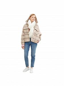 Куртка Tom Tailor Denim в клетку synthetic.ua - Фото 1