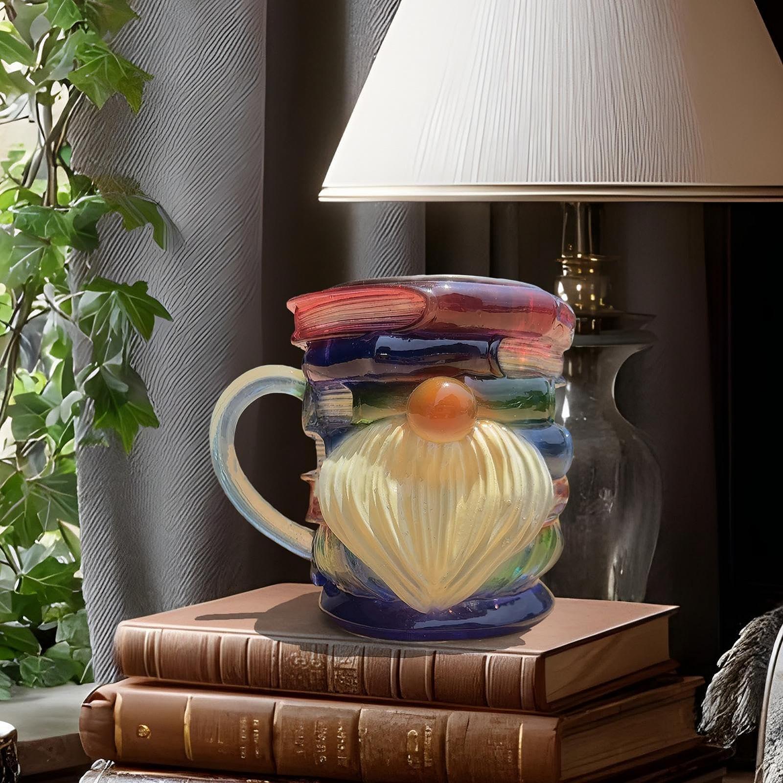 Розписний Книжковий кухоль, 3D Штабель книг з синтетичної смоли для кави та чаю, фото №6