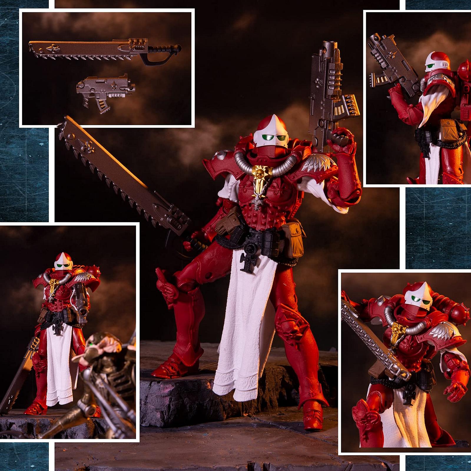 Екшн-фігурка McFarlane Warhammer 40k Adepta Sororitas Battle Sister (Order of The Bloody Rose) 18 см, фото №8