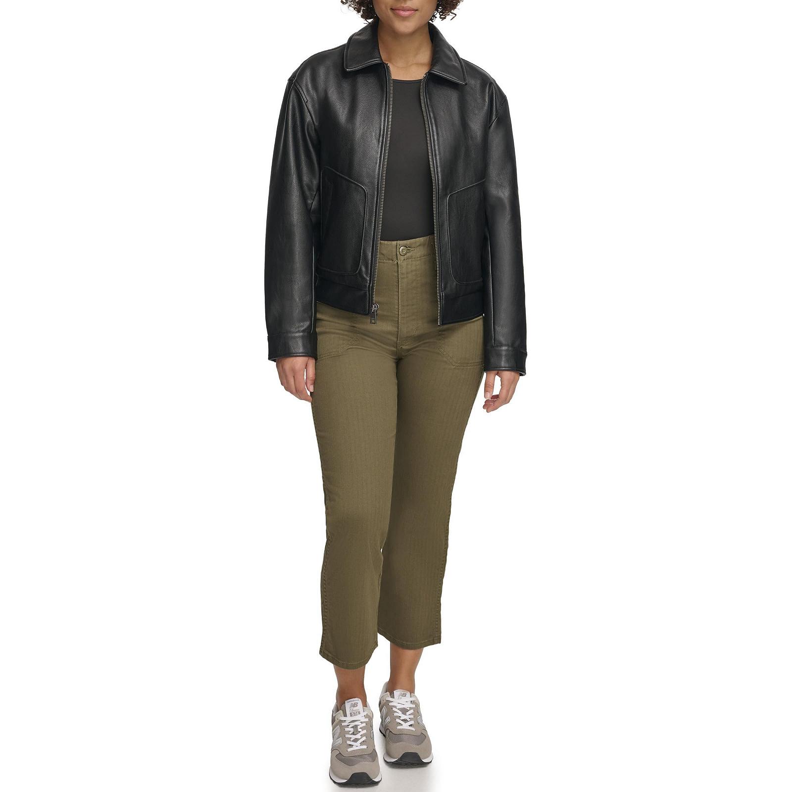 Бомбер Levi's Жіночий Легкий Faux Leather, фото №2