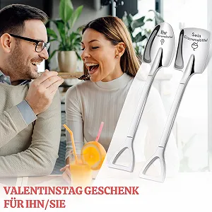 Ложка для мороженого С гравировкой Серебристый synthetic.ua - Фото 1