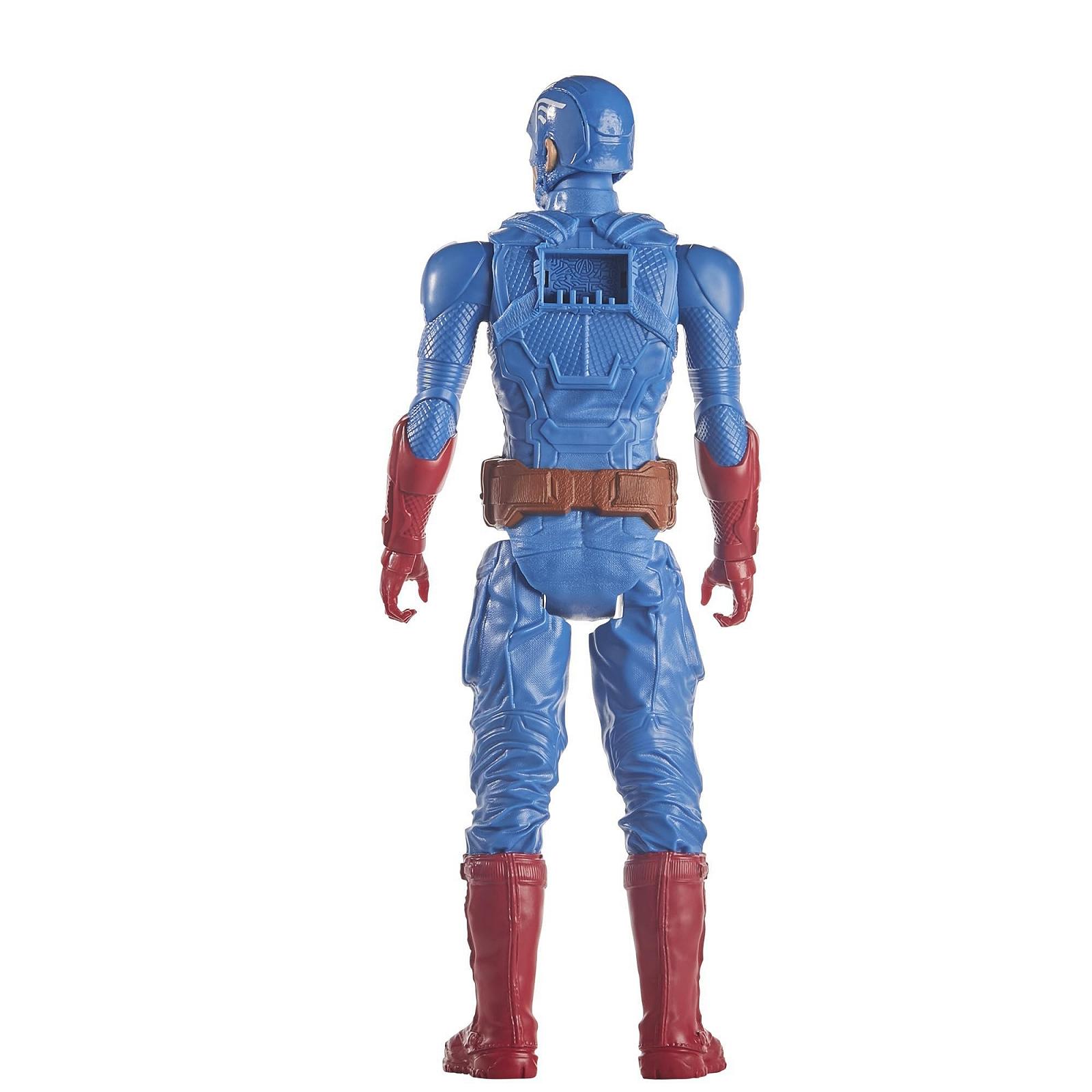 Фігурка Капітан Америка Marvel Avengers Titan Hero Series Blast Gear, 30 см, синій, фото №8