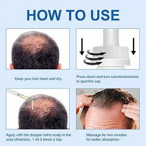 Сироватка для росту волосся 60 мл, Засіб для росту волосся для жінок та чоловіків synthetic.ua - Фото 1