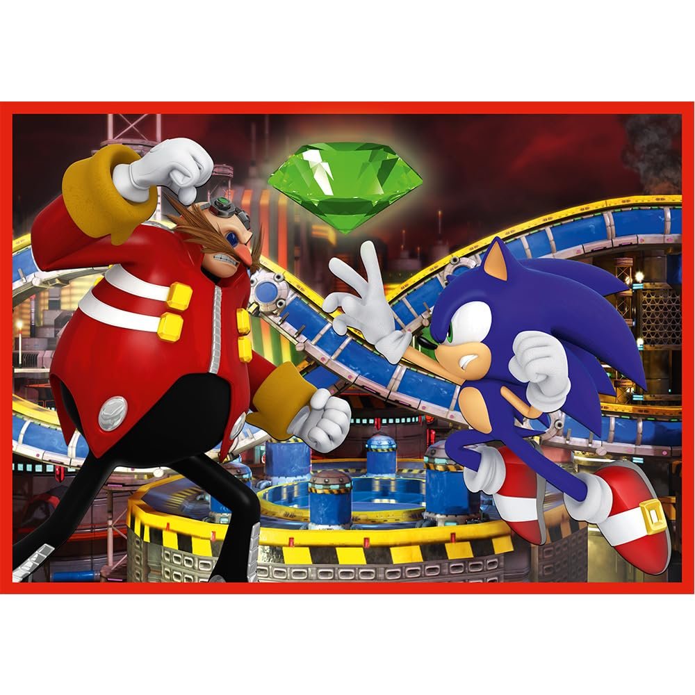Пазл Trefl Sonic The Hedgehog, Adventure of Sonic 4-в-1 35-70 елементів для дітей від 4 років, фото №9