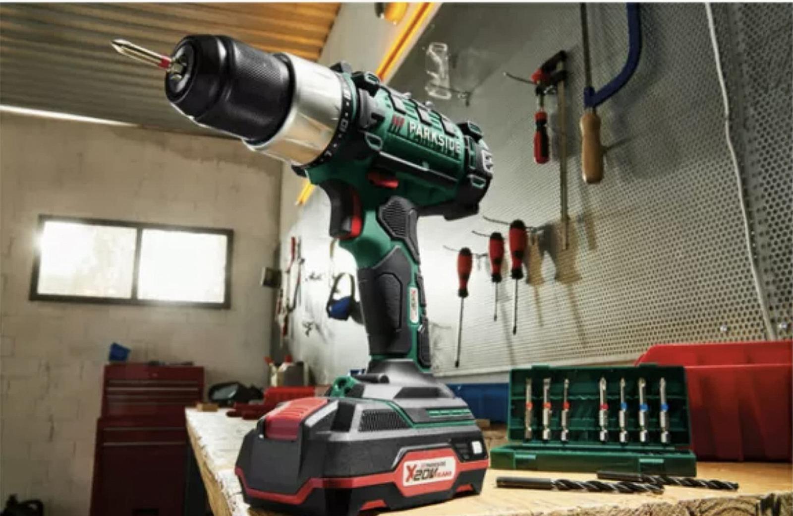 Шуруповерт Parkside 17-елементний набір 20 В, фото №6 Шуруповерт Parkside 17-елементний набір 20 В, фото №6