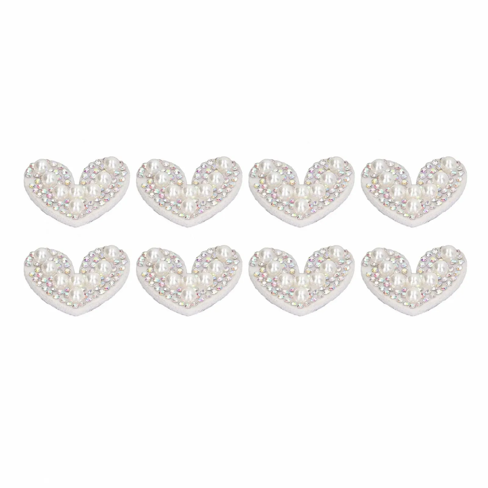 Аплікація Серце, 40 шт, для саморобки, аплікація для прикраси одягу, фото №8