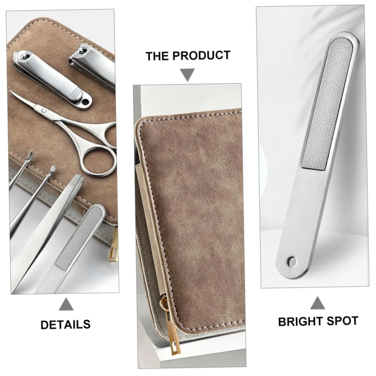 Набор для ногтей Healvian из нержавеющей стали, фото №3 Набор для ногтей Healvian из нержавеющей стали, фото №3