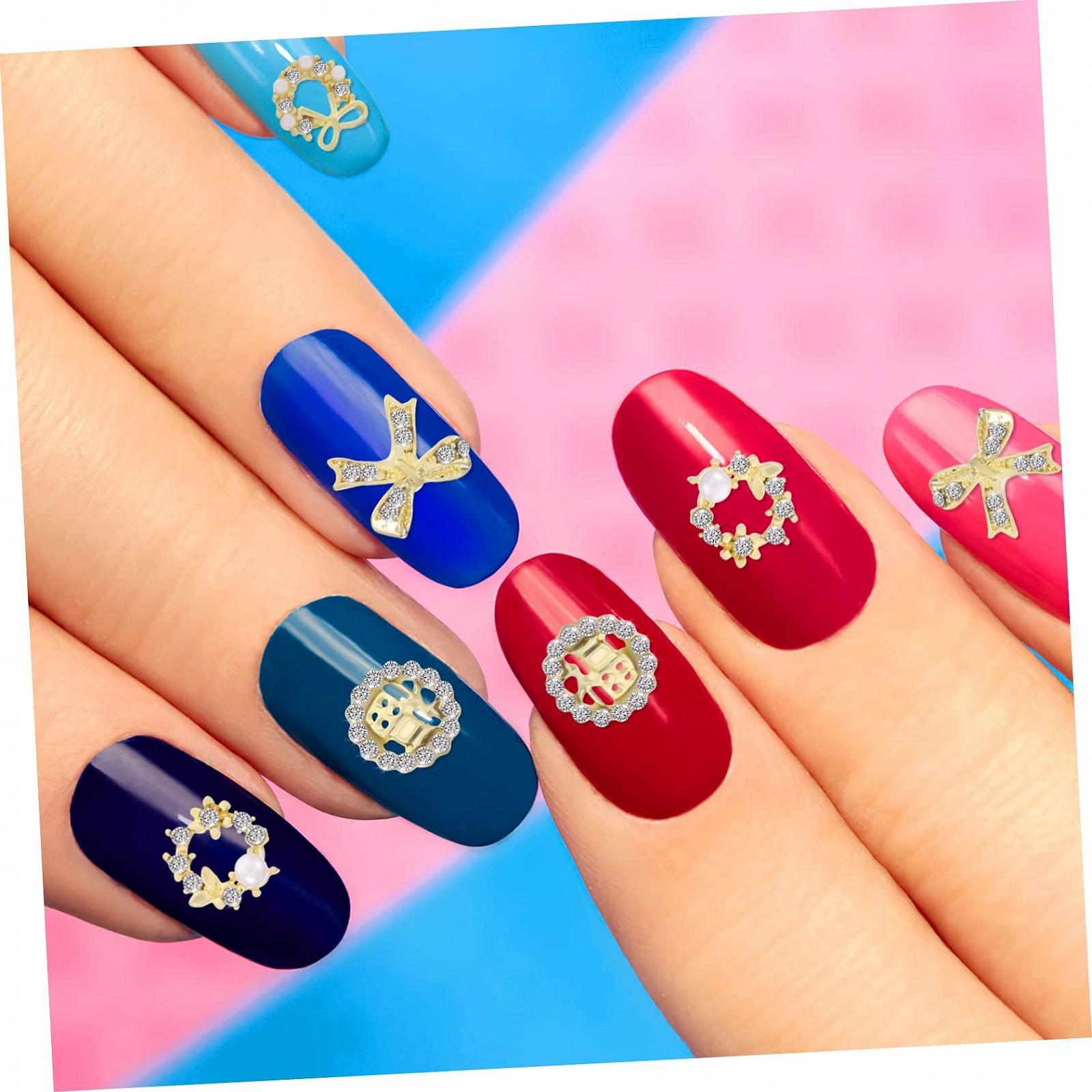 Украшения для ногтей Healvian 4 набора Декоративные украшения для маникюра 30 штук x 4, фото №4 Украшения для ногтей Healvian 4 набора Декоративные украшения для маникюра 30 штук x 4, фото №4