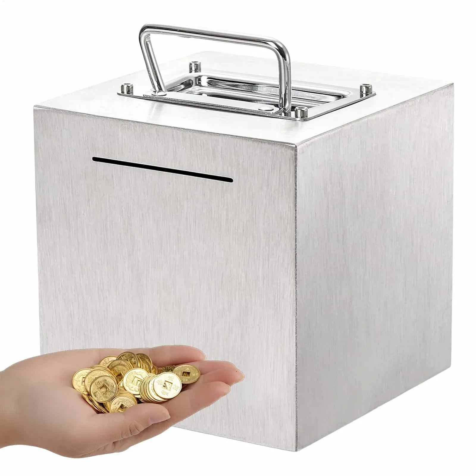 Скарбничка для дорослих 6 дюймів (15,24 см) з нержавіючої сталі багаторазова, фото №9