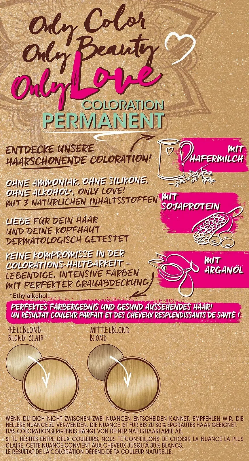 Фарба для волосся Schwarzkopf Only Love 9.45 Медовий блонд Рівень 3 143 мл, фото №3 Фарба для волосся Schwarzkopf Only Love 9.45 Медовий блонд Рівень 3 143 мл, фото №3