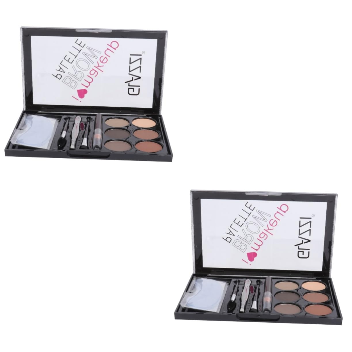 Набір Beavorty 2 Сета Пудра для брів пензлик для брів Жіночий Подарунок для макіяжу, фото №1