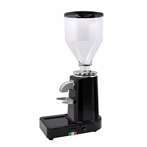 Электрическая кофемолка Conical Grinder с 20 уровнями помола для точного заваривания, измельчает кофейные зерна, специи, орехи и зерно, большая емкость 1 литр, черная - Фото 1