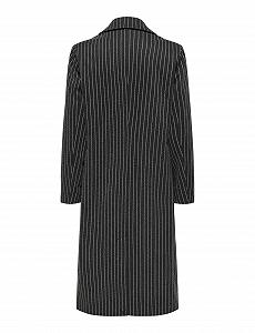 Пальто ONLY Onlveronica в тонку смужку Life OTW synthetic.ua - Фото 1