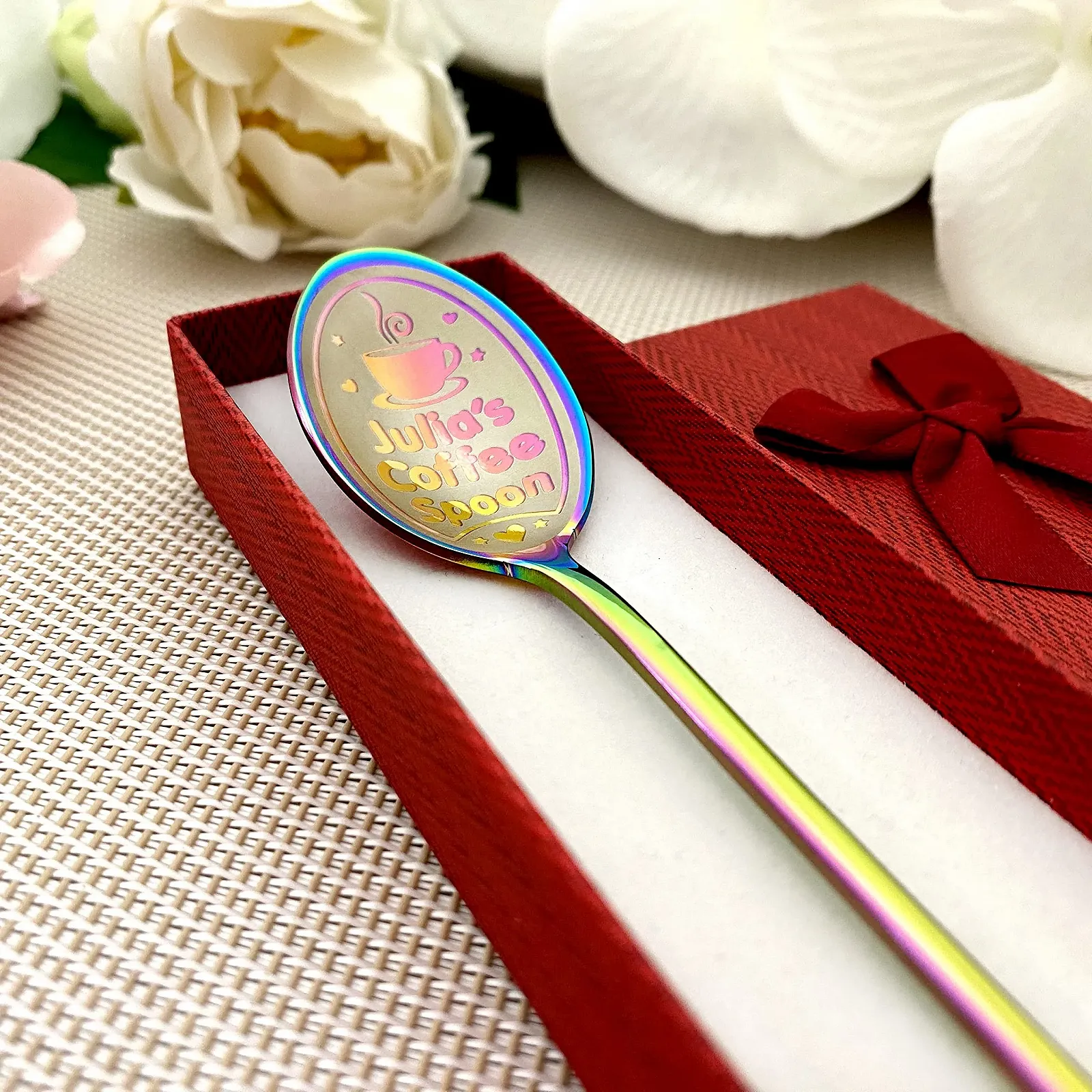 Ложка для кави з іменем на замовлення подарунок для дівчини довга, фото №5 Ложка для кави з іменем на замовлення подарунок для дівчини довга, фото №5