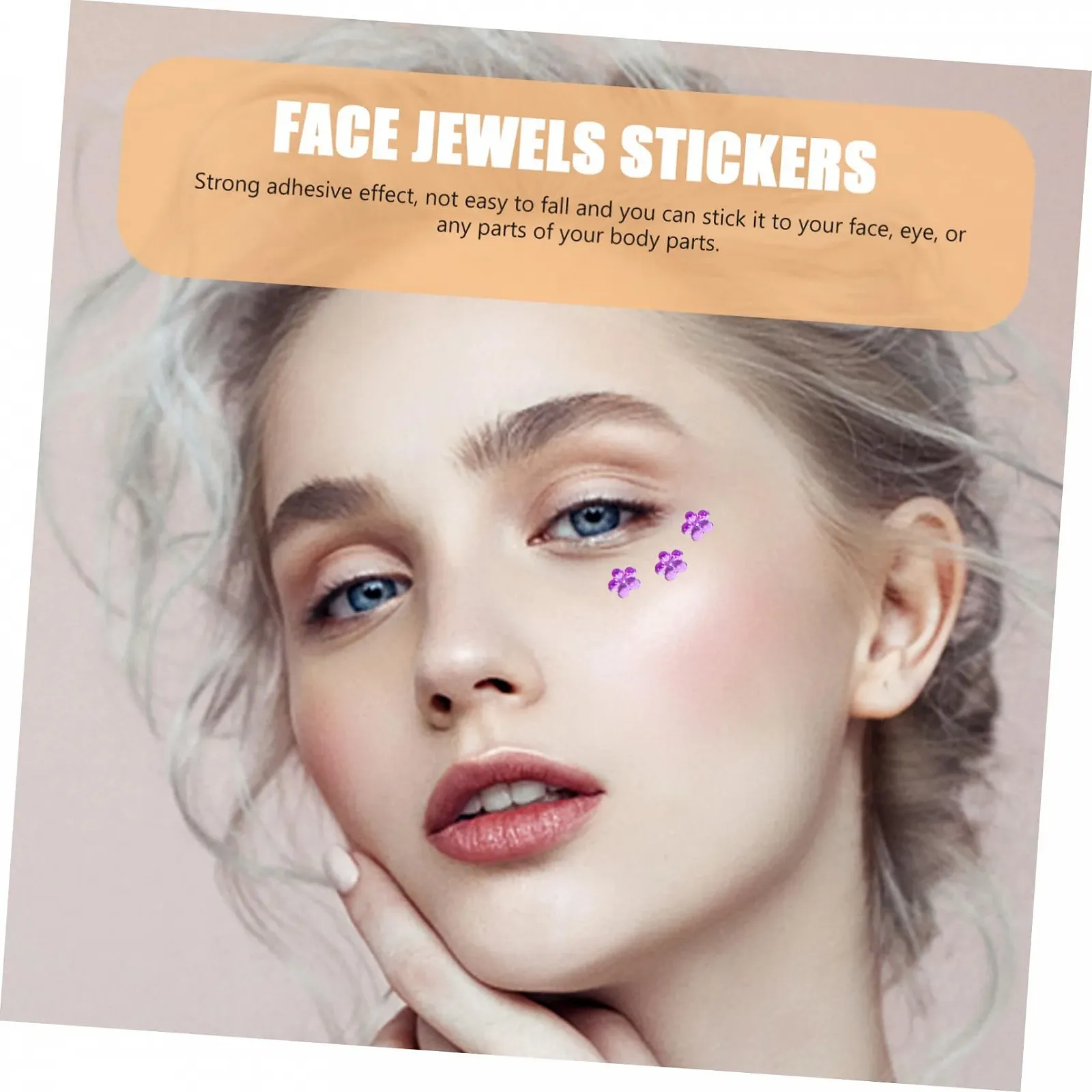 Стразы FRCOLOR 3 листа, наклейки для лица и тела, самоклеящиеся блестки для макияжа и рукоделия, различные дизайны для фестивалей, вечеринок и косплея, фото №5 Стразы FRCOLOR 3 листа, наклейки для лица и тела, самоклеящиеся блестки для макияжа и рукоделия, различные дизайны для фестивалей, вечеринок и косплея, фото №5