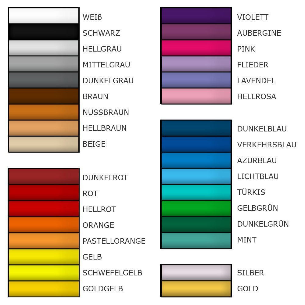 Наклейка на стіну Mucki Bude 50 x 16 см 33 кольори 5 розмірів, фото №5