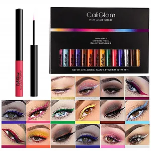 Жидкая Подводка для глаз 16 цветов, Не размазывается, Водостойкая, Долговечная, Ультратонкая, Многоцветная synthetic.ua - Фото 1