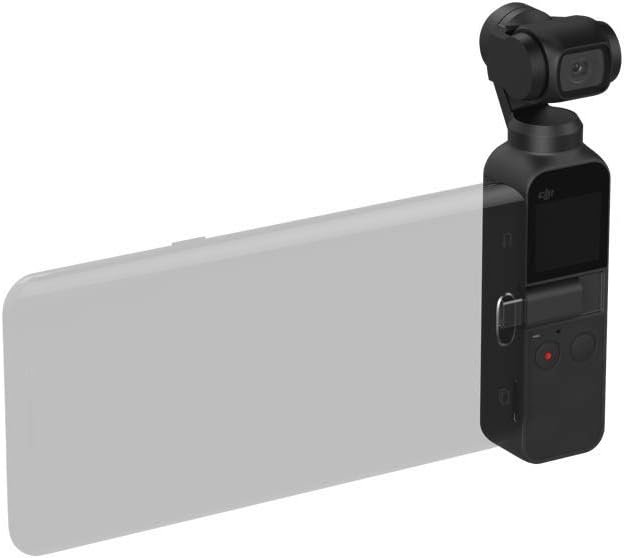 Экшн-камера DJI Osmo Pocket / 12Мп / 4K / 120fps / Wi-Fi / Bluetooth / Черный, фото №4