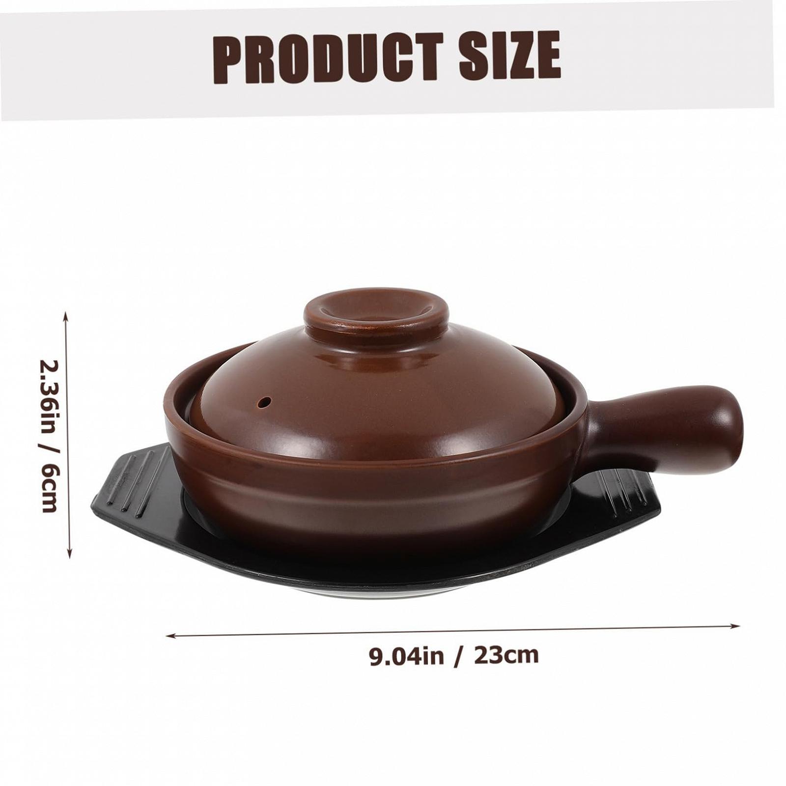 Кастрюля керамическая с антипригарным покрытием термостойкая для супов и тушения, фото №2